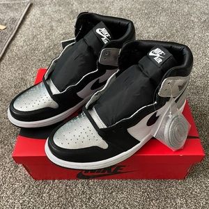 SOLD Jordan 1 high silver toe SOLD